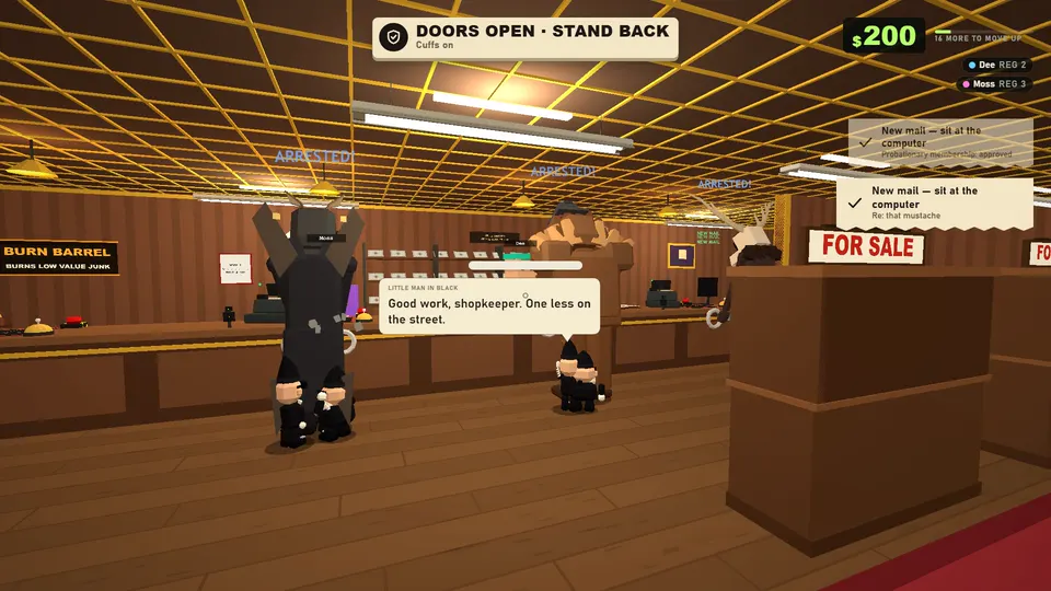 The clock hits zero. The Little Men in Black take every monster away for good, and pay you for it.